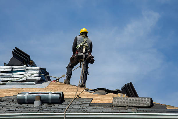 Professional Storm Damage Roof Repair technician working in Kilmarnock, VA